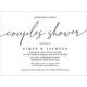 Chic Couples Shower Invitations Image 3 of 3